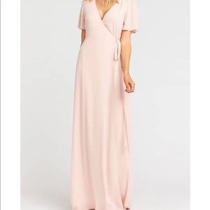 Show Me Your Mumu Blush Crisp Size Med bridesmaid dress